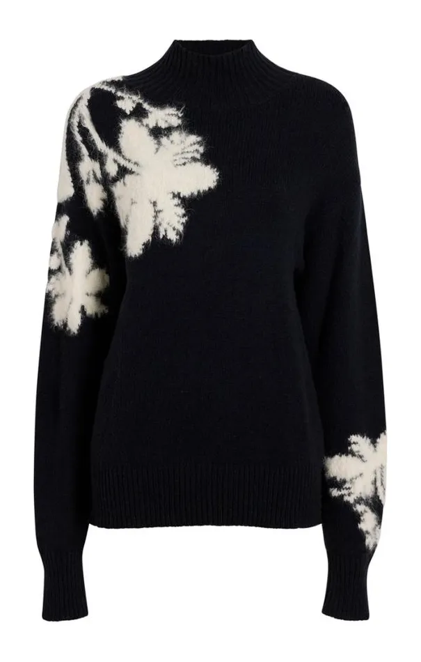 Cinq A Sept Sweaters and Knits Women Sarah Turtleneck Pullover Blackivory
