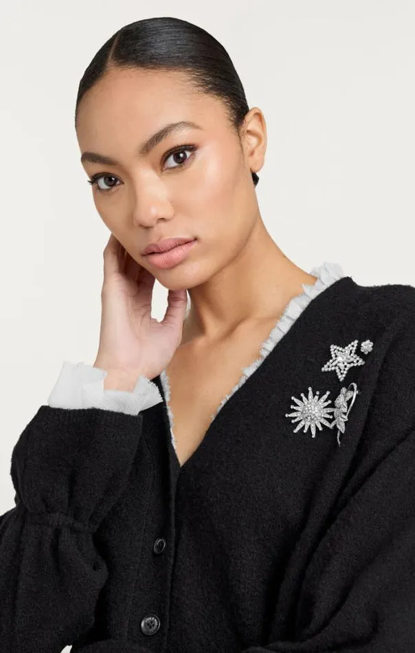 Cinq A Sept Sweaters and Knits Women Tayah Cardigan Blackivory
