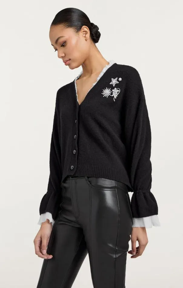 Cinq A Sept Sweaters and Knits Women Tayah Cardigan Blackivory