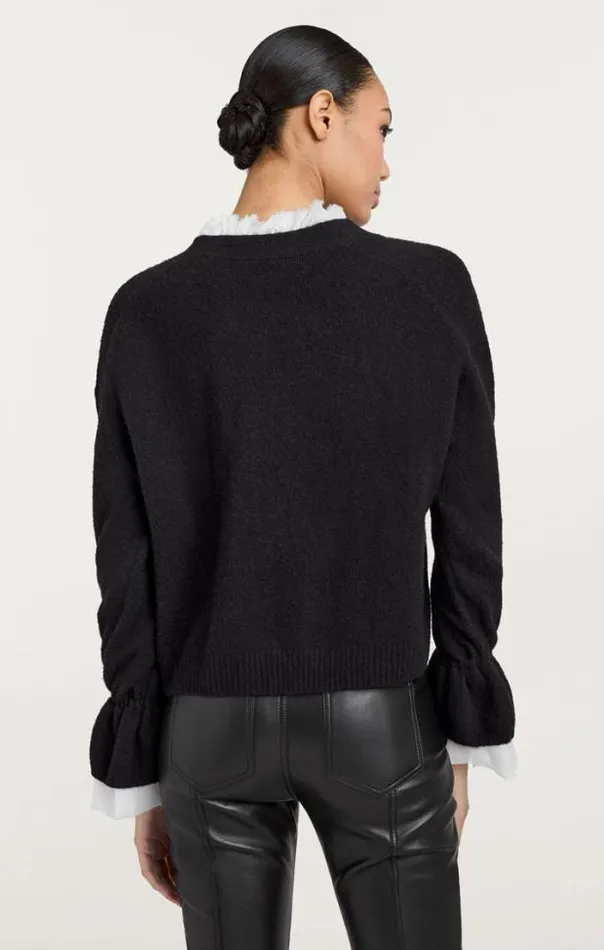 Cinq A Sept Sweaters and Knits Women Tayah Cardigan Blackivory