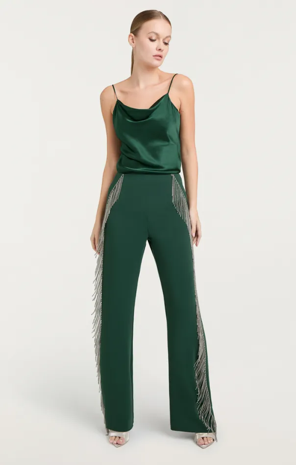Cinq A Sept Tank Tops and Camisoles Women Marta Cami Dark Emerald