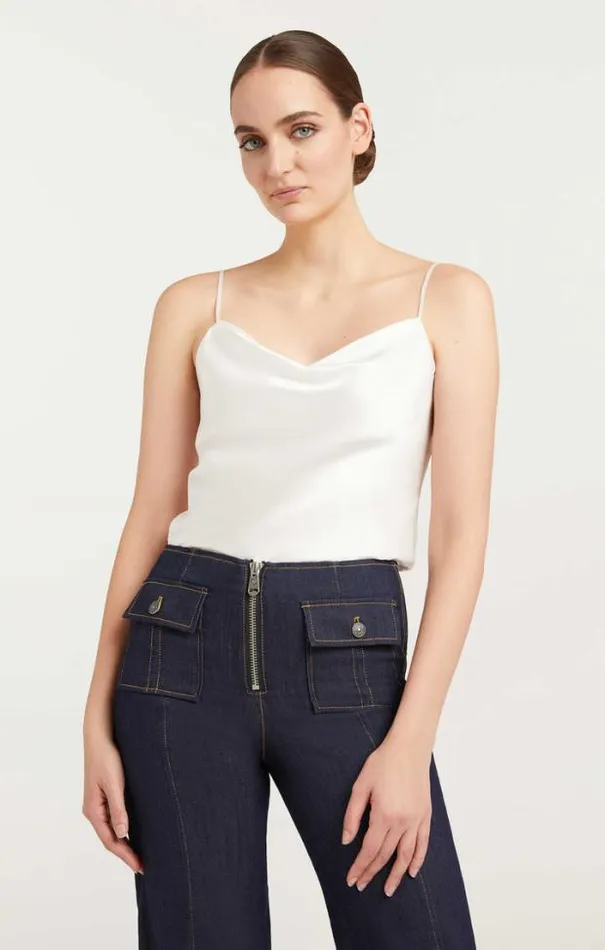 Cinq A Sept Tank Tops and Camisoles Women Marta Cami Ivory