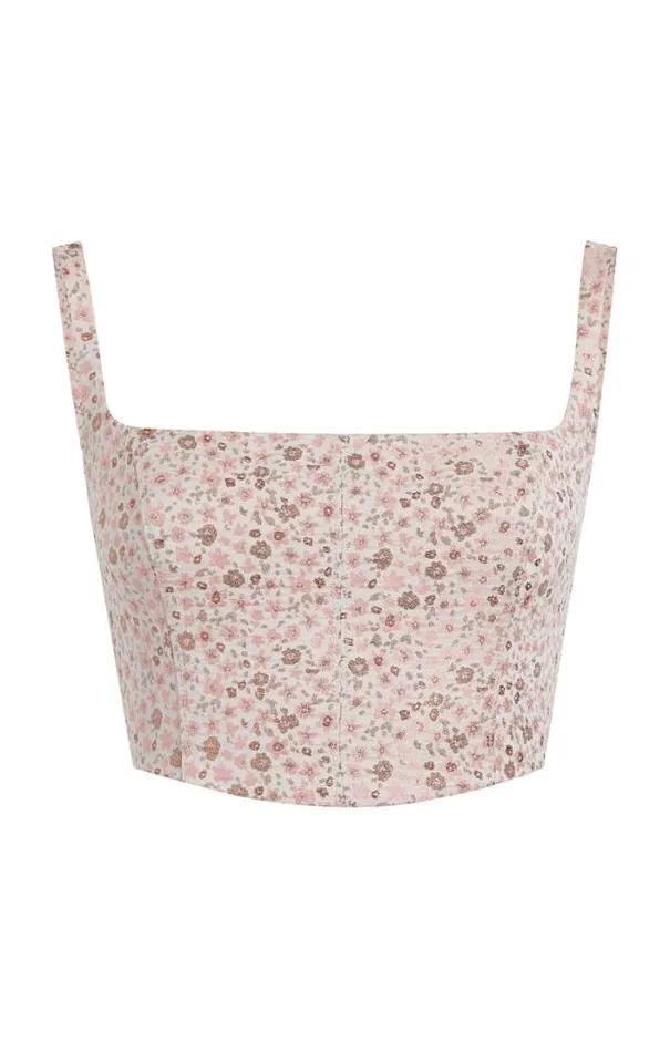 Cinq A Sept Tank Tops and Camisoles Women Porter Top Pale Rose Multi