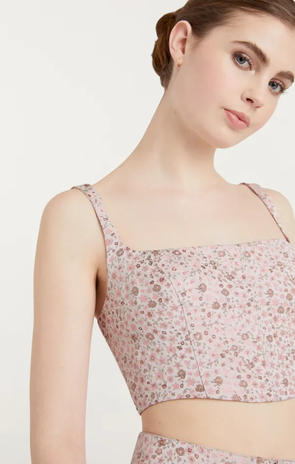 Cinq A Sept Tank Tops and Camisoles Women Porter Top Pale Rose Multi