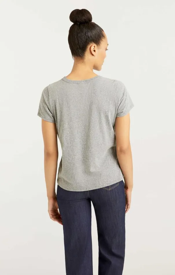 Cinq A Sept Tees Women Paris New York Tee Heather Greyblack