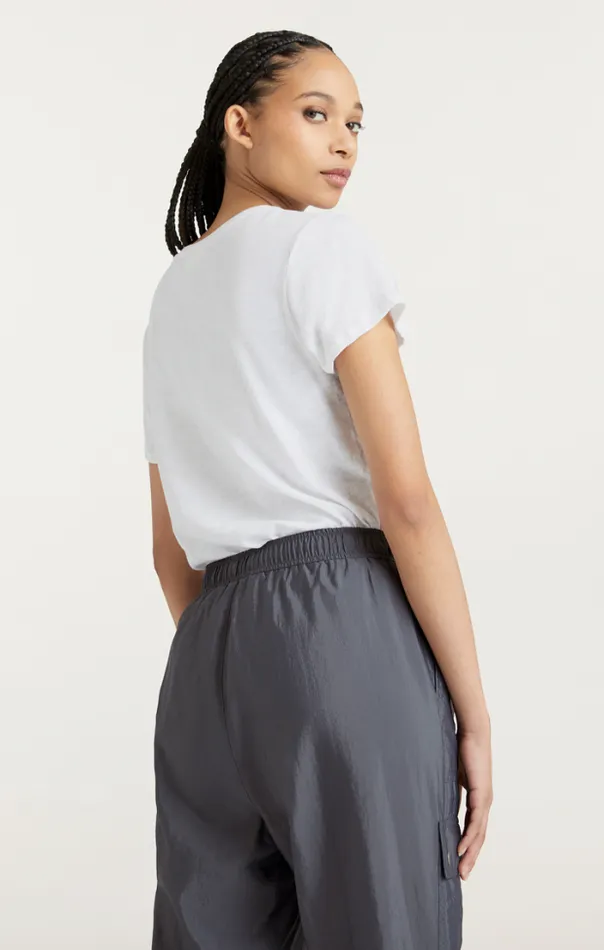 Cinq A Sept Tees Women Shrunken Oui Oui Tee Whiteblack