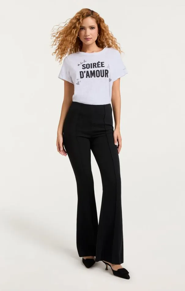 Cinq A Sept Tees Women Soiree D039amour Tee Whiteblack