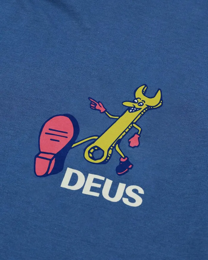 City Wide Tee Regular Fit 8211 Dusty Blue Men Deus Ex Machina Tees City Wide Tee Regular Fit 8211 Dusty Blue Men Deus Ex Machina Tees