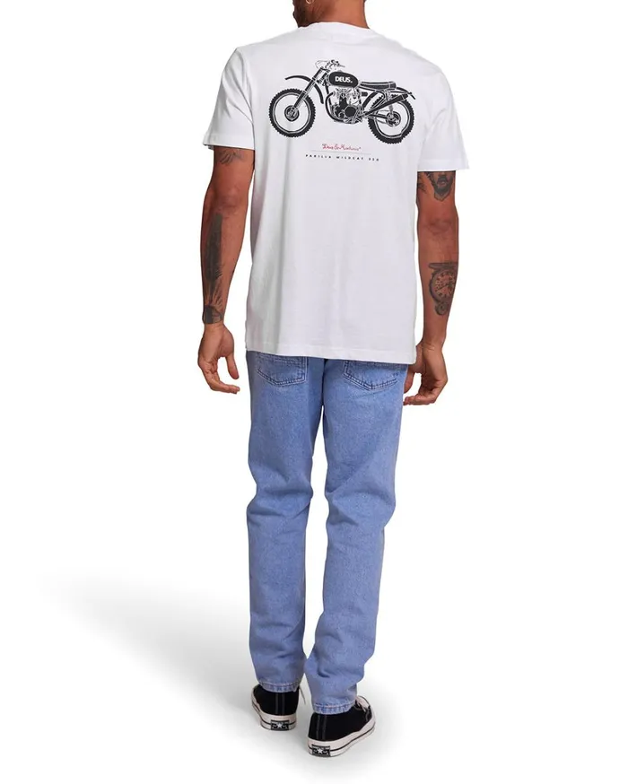 Classic Parilla Tee 8211 White Men Deus Ex Machina Tees Classic Parilla Tee 8211 White Men Deus Ex Machina Tees