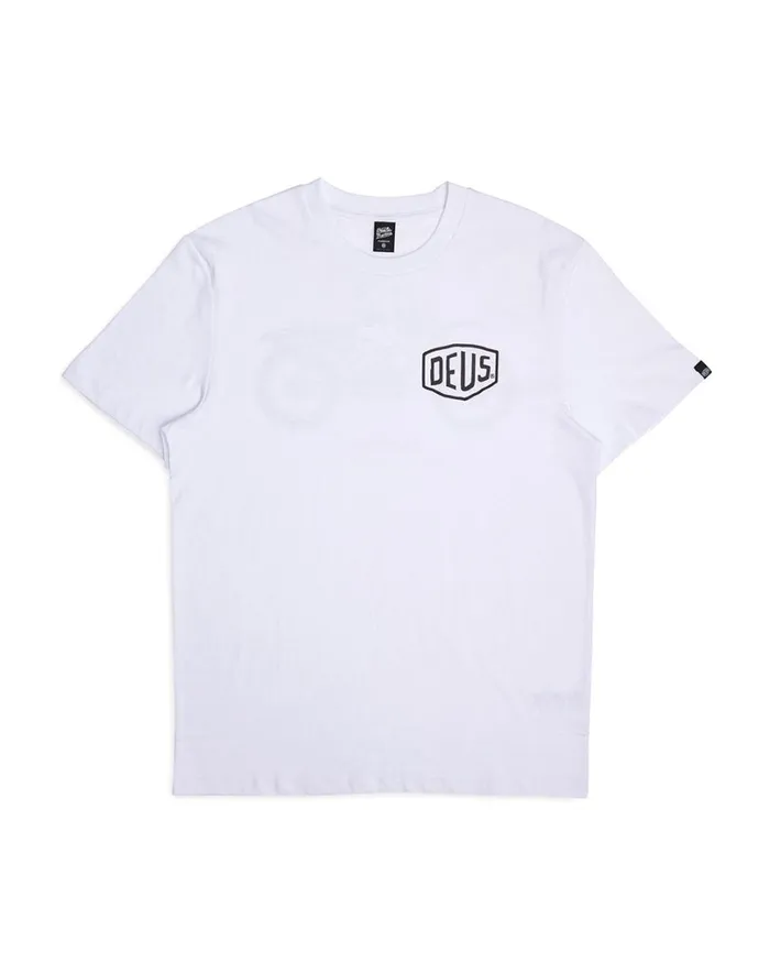 Classic Parilla Tee 8211 White Men Deus Ex Machina Tees Classic Parilla Tee 8211 White Men Deus Ex Machina Tees