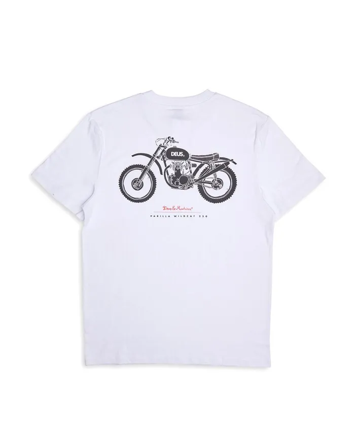 Classic Parilla Tee 8211 White Men Deus Ex Machina Tees Classic Parilla Tee 8211 White Men Deus Ex Machina Tees