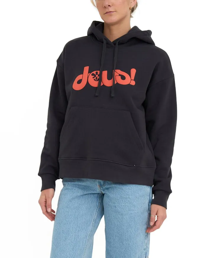 Cloudy Hoodie 8211 Anthracite Women Deus Ex Machina Hoodies and Sweaters