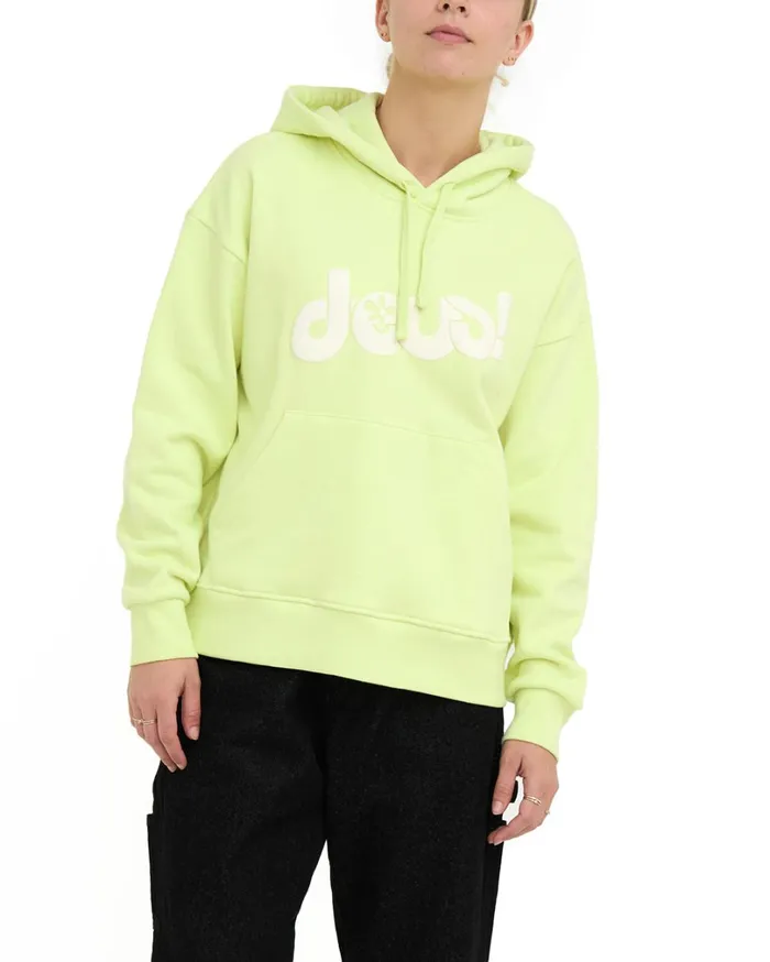 Cloudy Hoodie 8211 Luminary Green Women Deus Ex Machina Hoodies and Sweaters