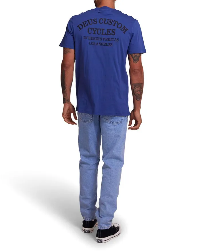 Clutch Tee 8211 Smoke Blue Men Deus Ex Machina Tees Clutch Tee 8211 Smoke Blue Men Deus Ex Machina Tees
