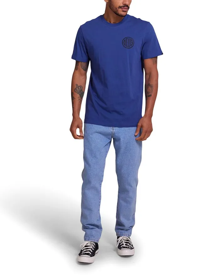 Clutch Tee 8211 Smoke Blue Men Deus Ex Machina Tees Clutch Tee 8211 Smoke Blue Men Deus Ex Machina Tees