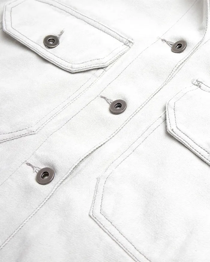 Coby Denim Jacket 8211 Bleached White Women Deus Ex Machina Outerwear Coby Denim Jacket 8211 Bleached White Women Deus Ex Machina Outerwear