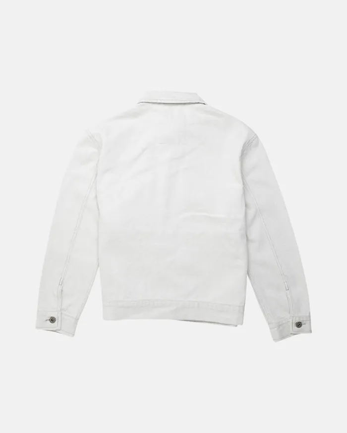 Coby Denim Jacket 8211 Bleached White Women Deus Ex Machina Outerwear Coby Denim Jacket 8211 Bleached White Women Deus Ex Machina Outerwear