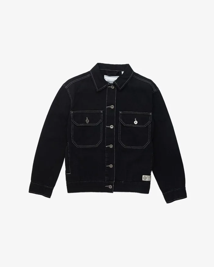 Coby Jacket Oversized Fit 8211 Black Women Deus Ex Machina Outerwear Coby Jacket Oversized Fit 8211 Black Women Deus Ex Machina Outerwear