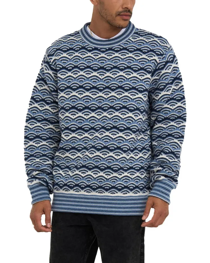 Comber Knit Sweater 8211 Maui Blue Men Deus Ex Machina Knitwear