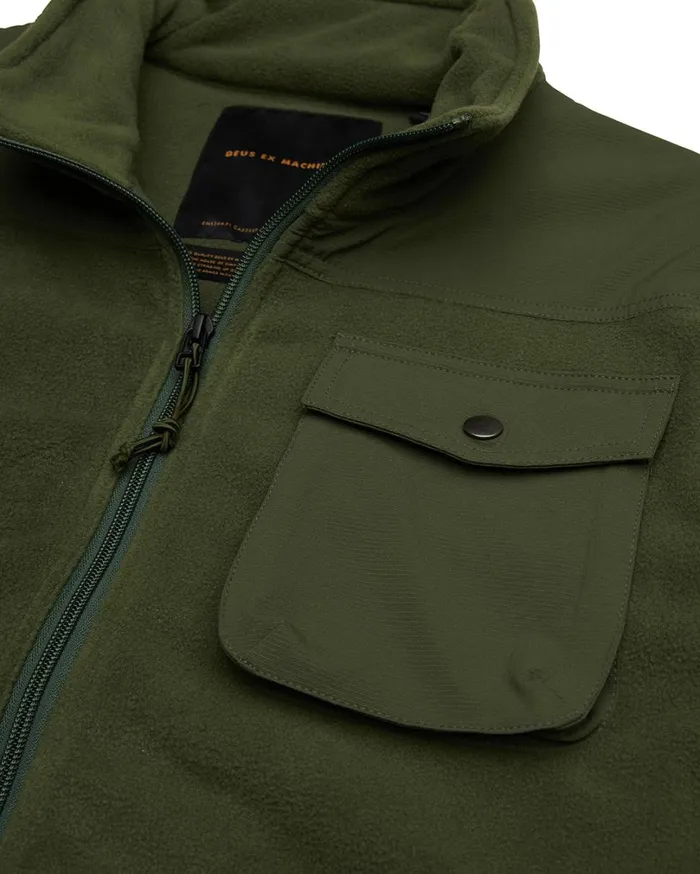 Cordura Polatec Fleece 8211 Olive Men Deus Ex Machina Hoodies and Sweaters Cordura Polatec Fleece 8211 Olive Men Deus Ex Machina Hoodies and Sweaters