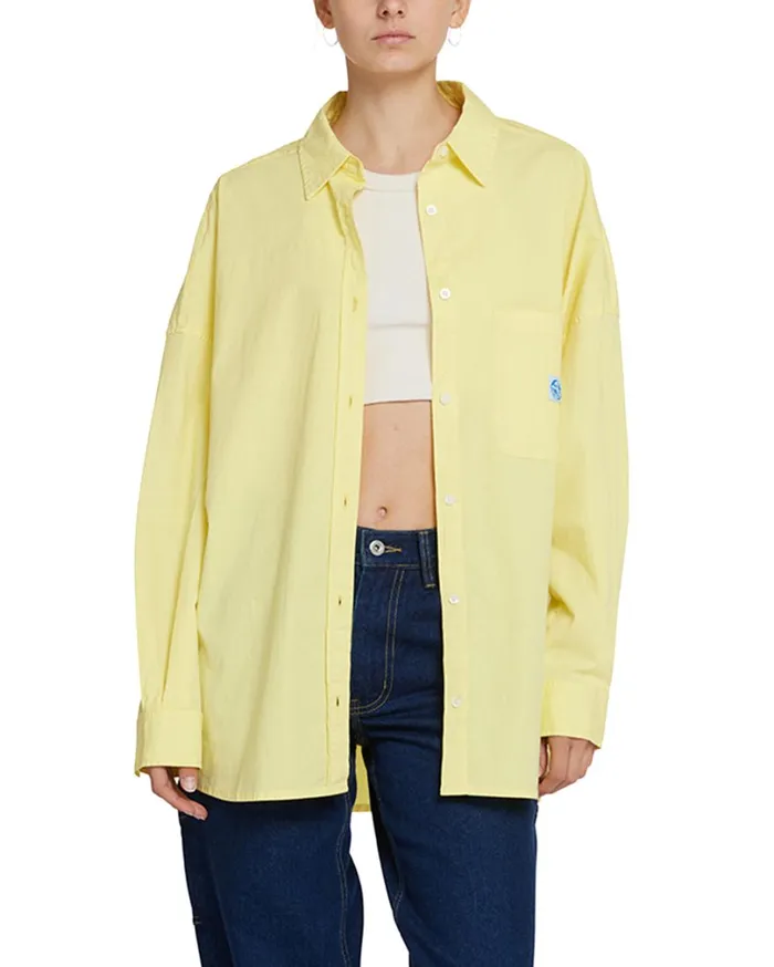 Cove Shirt 8211 Elfin Yellow Women Deus Ex Machina Shirts