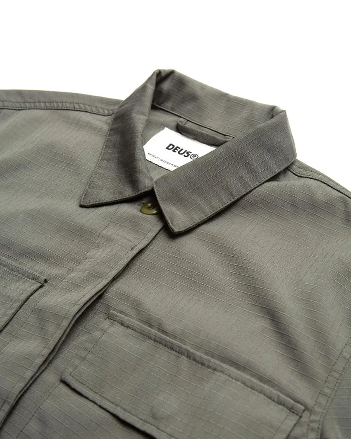 Cropped BDU Shirt 8211 Agave Green Women Deus Ex Machina Outerwear Cropped BDU Shirt 8211 Agave Green Women Deus Ex Machina Outerwear