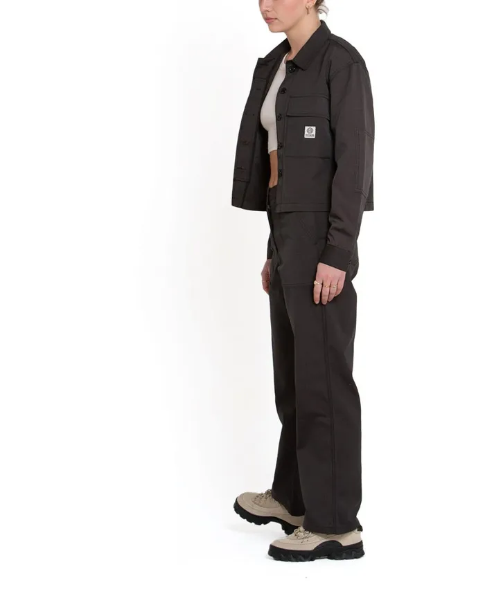 Cropped BDU Shirt 8211 Anthracite Women Deus Ex Machina Outerwear Cropped BDU Shirt 8211 Anthracite Women Deus Ex Machina Outerwear