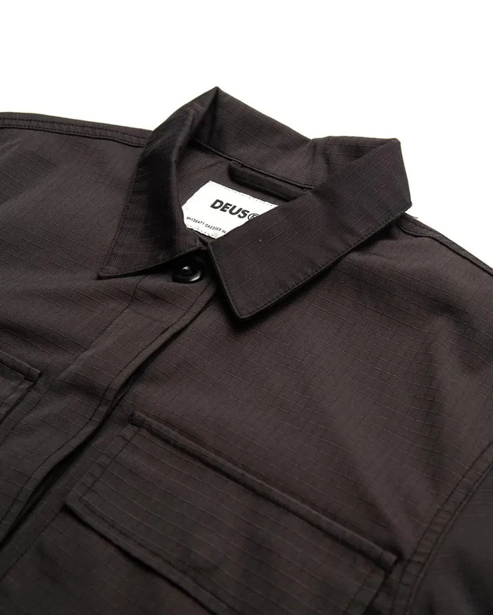 Cropped BDU Shirt 8211 Anthracite Women Deus Ex Machina Outerwear Cropped BDU Shirt 8211 Anthracite Women Deus Ex Machina Outerwear