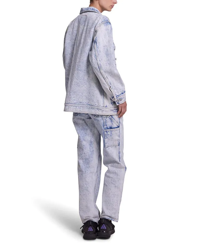 Crosby Work Jacket 8211 Indigo Acid Stonewash Women Deus Ex Machina Outerwear Crosby Work Jacket 8211 Indigo Acid Stonewash Women Deus Ex Machina Outerwear