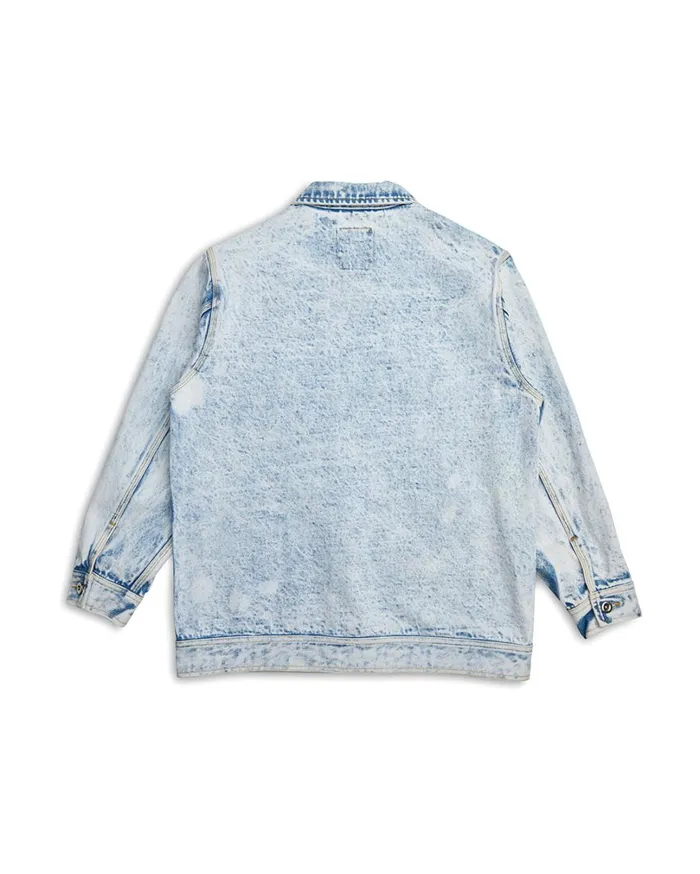 Crosby Work Jacket 8211 Indigo Acid Stonewash Women Deus Ex Machina Outerwear Crosby Work Jacket 8211 Indigo Acid Stonewash Women Deus Ex Machina Outerwear