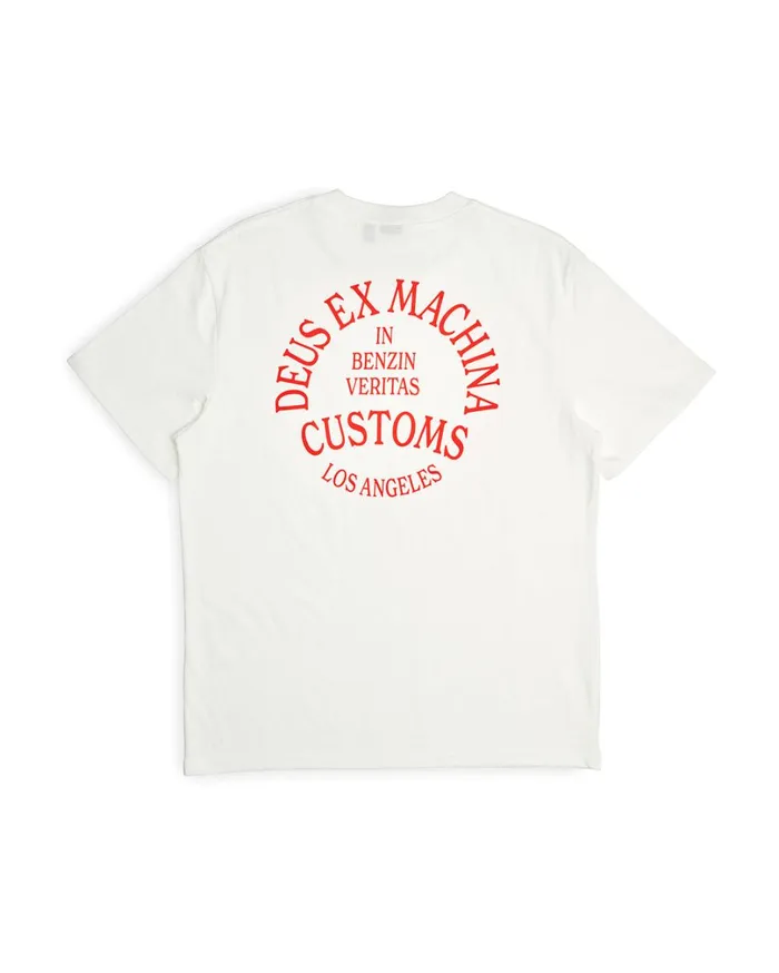 Crossroad Tee 8211 Vintage White Men Deus Ex Machina Tees Crossroad Tee 8211 Vintage White Men Deus Ex Machina Tees
