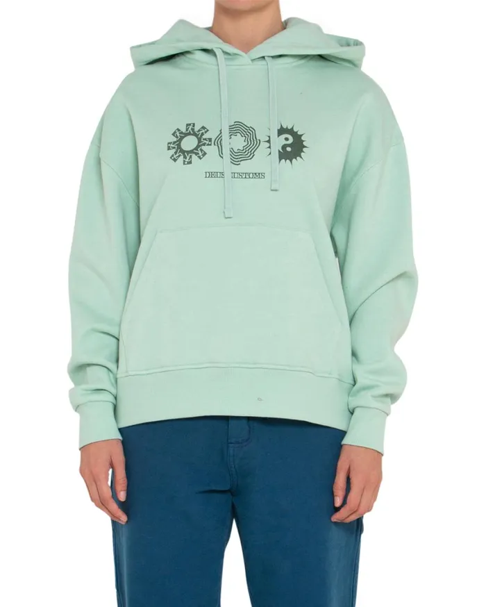 Cultivate Hoodie 8211 Granite Green Women Deus Ex Machina Hoodies and Sweaters Cultivate Hoodie 8211 Granite Green Women Deus Ex Machina Hoodies and Sweaters