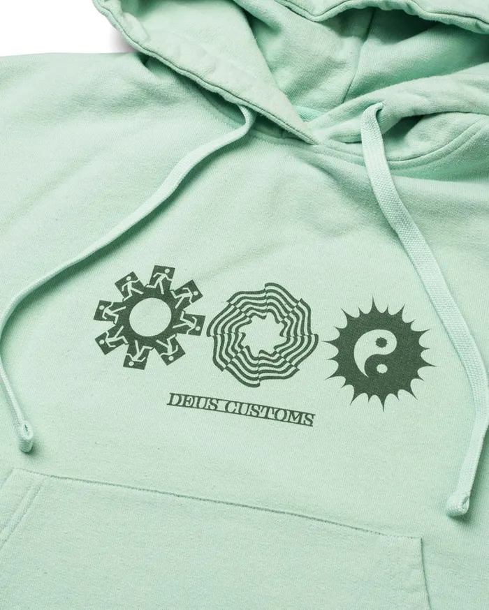 Cultivate Hoodie 8211 Granite Green Women Deus Ex Machina Hoodies and Sweaters Cultivate Hoodie 8211 Granite Green Women Deus Ex Machina Hoodies and Sweaters