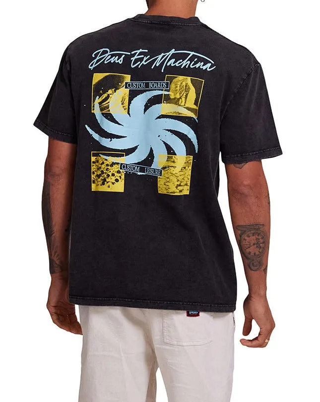 Custom Leisure Tee 8211 Anthracite Men Deus Ex Machina Tees Custom Leisure Tee 8211 Anthracite Men Deus Ex Machina Tees