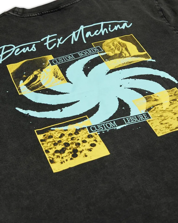 Custom Leisure Tee 8211 Anthracite Men Deus Ex Machina Tees Custom Leisure Tee 8211 Anthracite Men Deus Ex Machina Tees