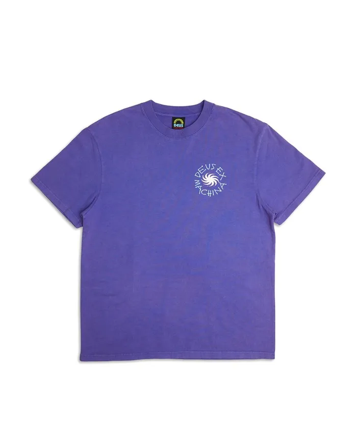 Custom Leisure Tee 8211 Deep Blue Men Deus Ex Machina Tees Custom Leisure Tee 8211 Deep Blue Men Deus Ex Machina Tees