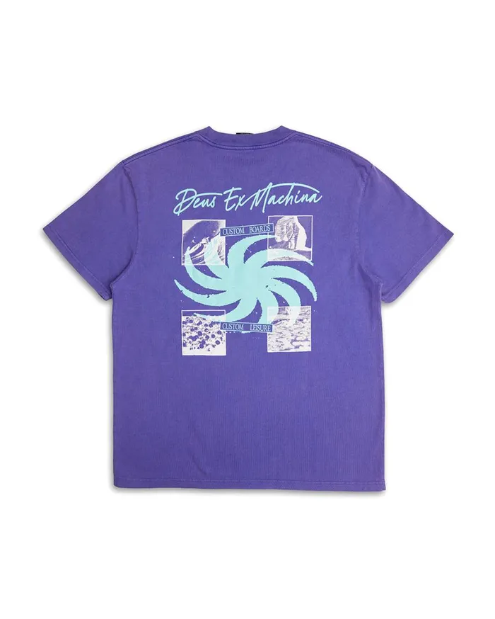 Custom Leisure Tee 8211 Deep Blue Men Deus Ex Machina Tees Custom Leisure Tee 8211 Deep Blue Men Deus Ex Machina Tees
