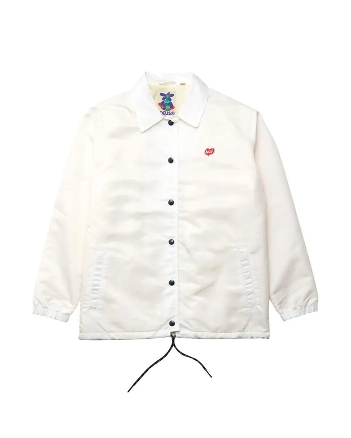 Dad Coach 8211 Vintage White Women Deus Ex Machina Outerwear Dad Coach 8211 Vintage White Women Deus Ex Machina Outerwear