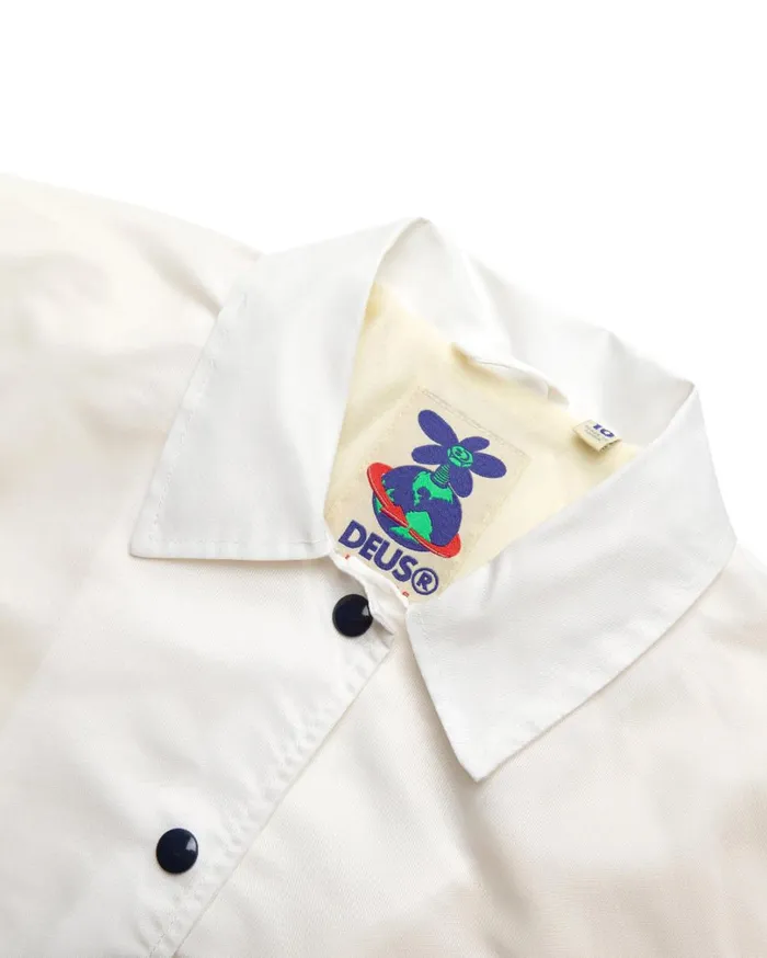 Dad Coach 8211 Vintage White Women Deus Ex Machina Outerwear Dad Coach 8211 Vintage White Women Deus Ex Machina Outerwear