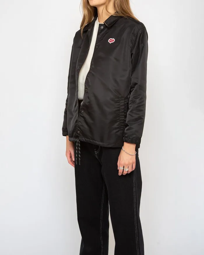Dad Coach Jacket 8211 Black Women Deus Ex Machina Outerwear Dad Coach Jacket 8211 Black Women Deus Ex Machina Outerwear