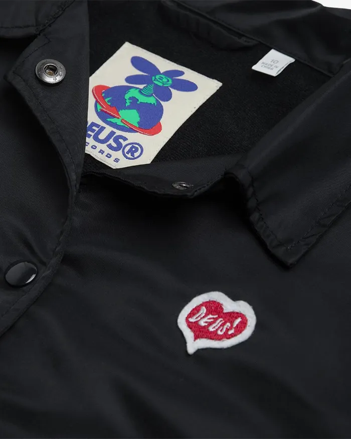 Dad Coach Jacket 8211 Black Women Deus Ex Machina Outerwear Dad Coach Jacket 8211 Black Women Deus Ex Machina Outerwear