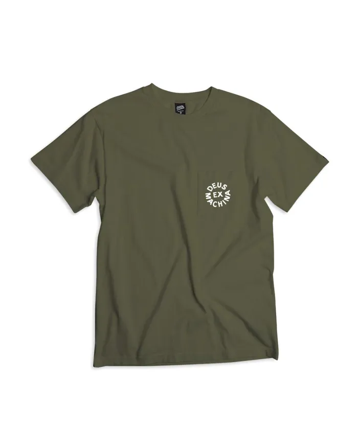Deus Logo Tee 8211 Forest Green Men Deus Ex Machina Tees