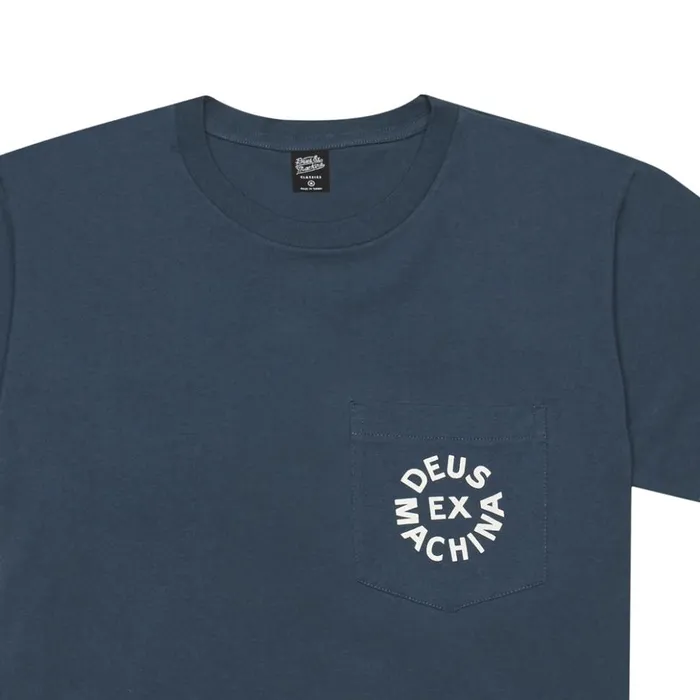 Deus Logo Tee 8211 Navy Men Deus Ex Machina Tees Deus Logo Tee 8211 Navy Men Deus Ex Machina Tees