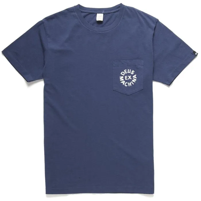 Deus Logo Tee 8211 Navy Men Deus Ex Machina Tees Deus Logo Tee 8211 Navy Men Deus Ex Machina Tees
