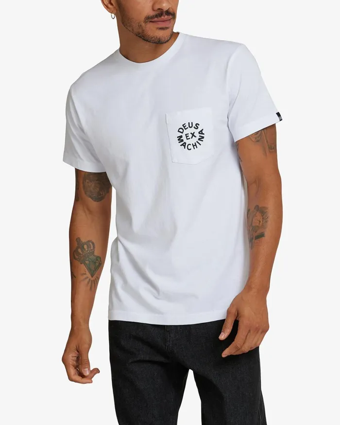 Deus Logo Tee 8211 White Men Deus Ex Machina Tees