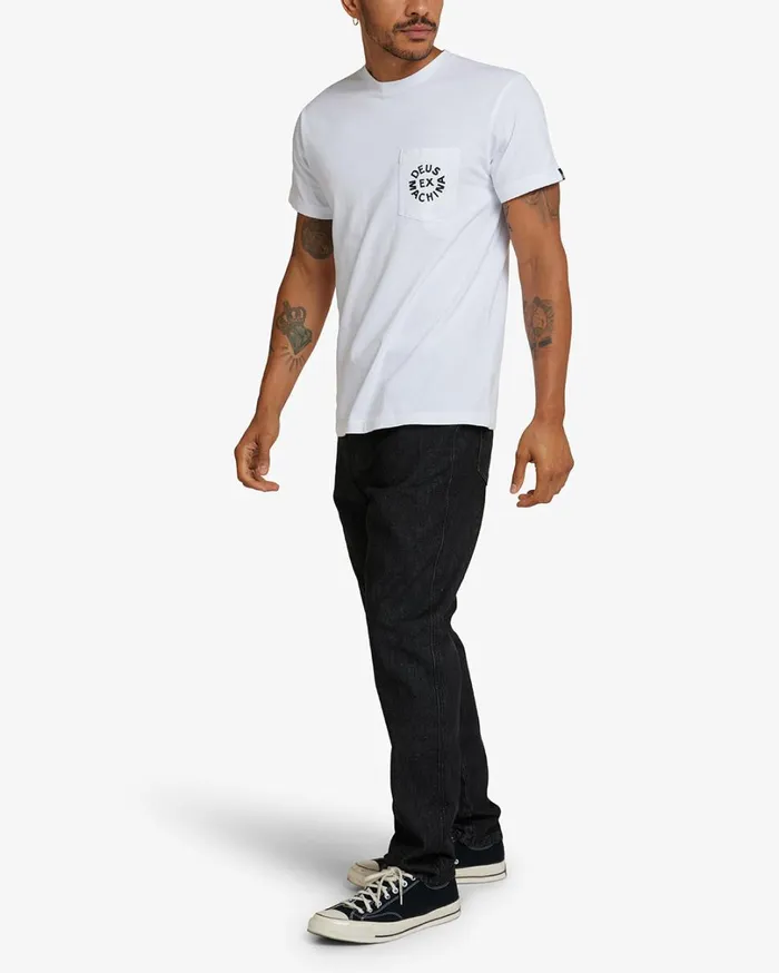 Deus Logo Tee 8211 White Men Deus Ex Machina Tees Deus Logo Tee 8211 White Men Deus Ex Machina Tees