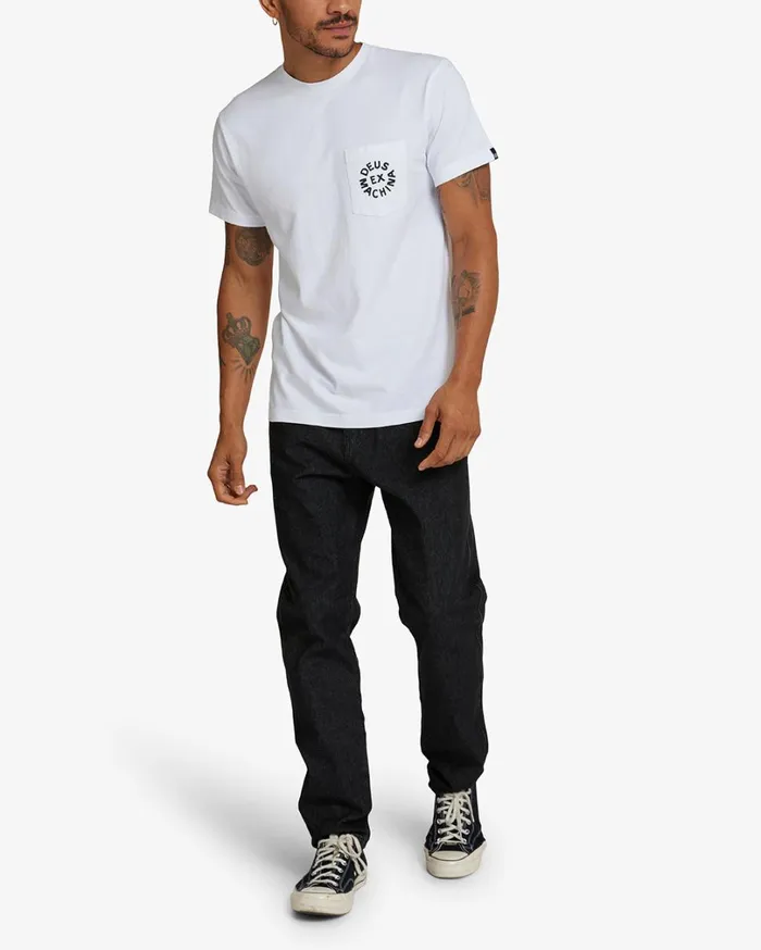 Deus Logo Tee 8211 White Men Deus Ex Machina Tees Deus Logo Tee 8211 White Men Deus Ex Machina Tees