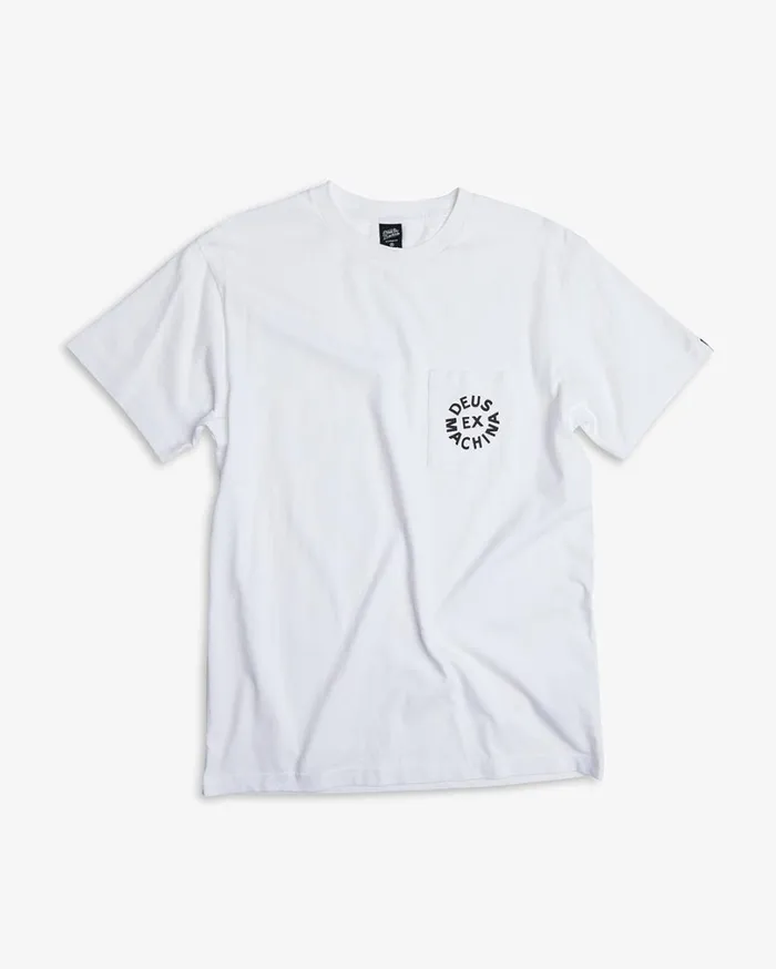 Deus Logo Tee 8211 White Men Deus Ex Machina Tees Deus Logo Tee 8211 White Men Deus Ex Machina Tees