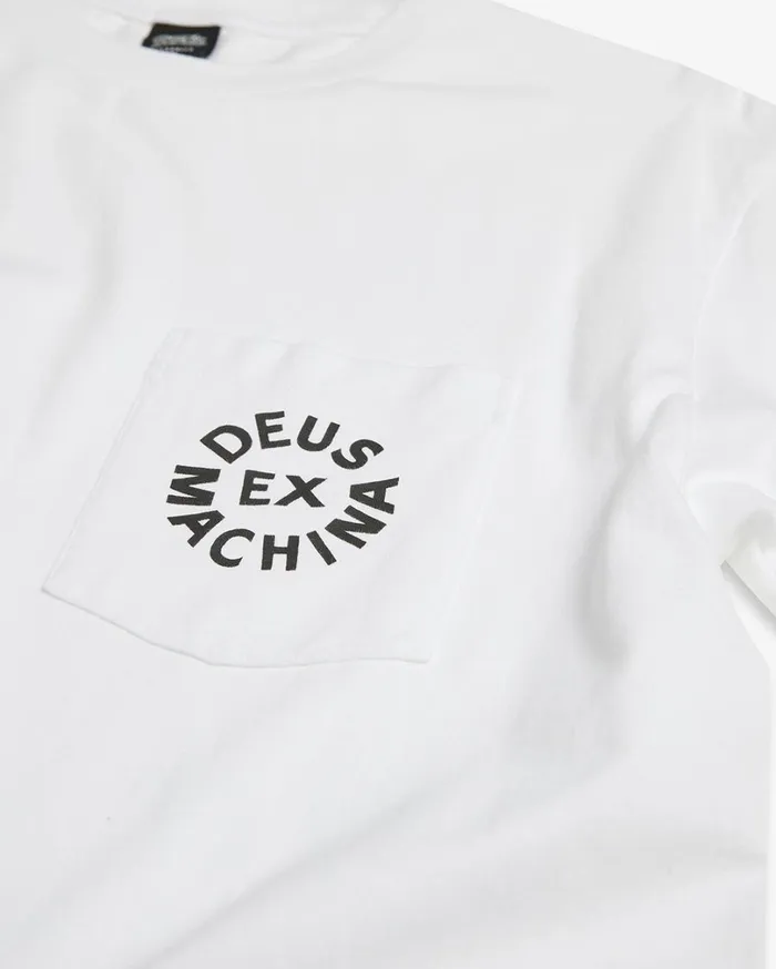 Deus Logo Tee 8211 White Men Deus Ex Machina Tees Deus Logo Tee 8211 White Men Deus Ex Machina Tees