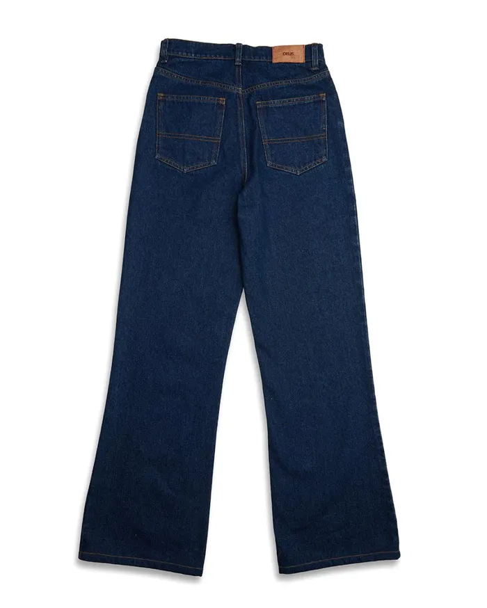 Divine Force Jean 8211 Vintage Blue Denim Women Deus Ex Machina Bottoms Divine Force Jean 8211 Vintage Blue Denim Women Deus Ex Machina Bottoms
